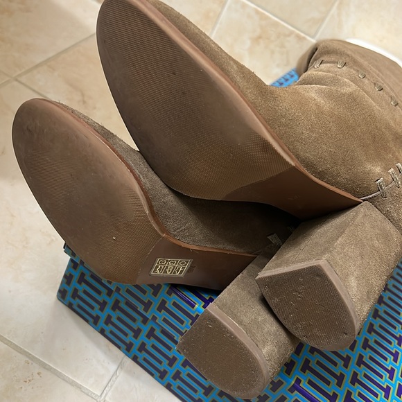 Tory Burch Contraire 90MM suede knee boots - Picture 12 of 16